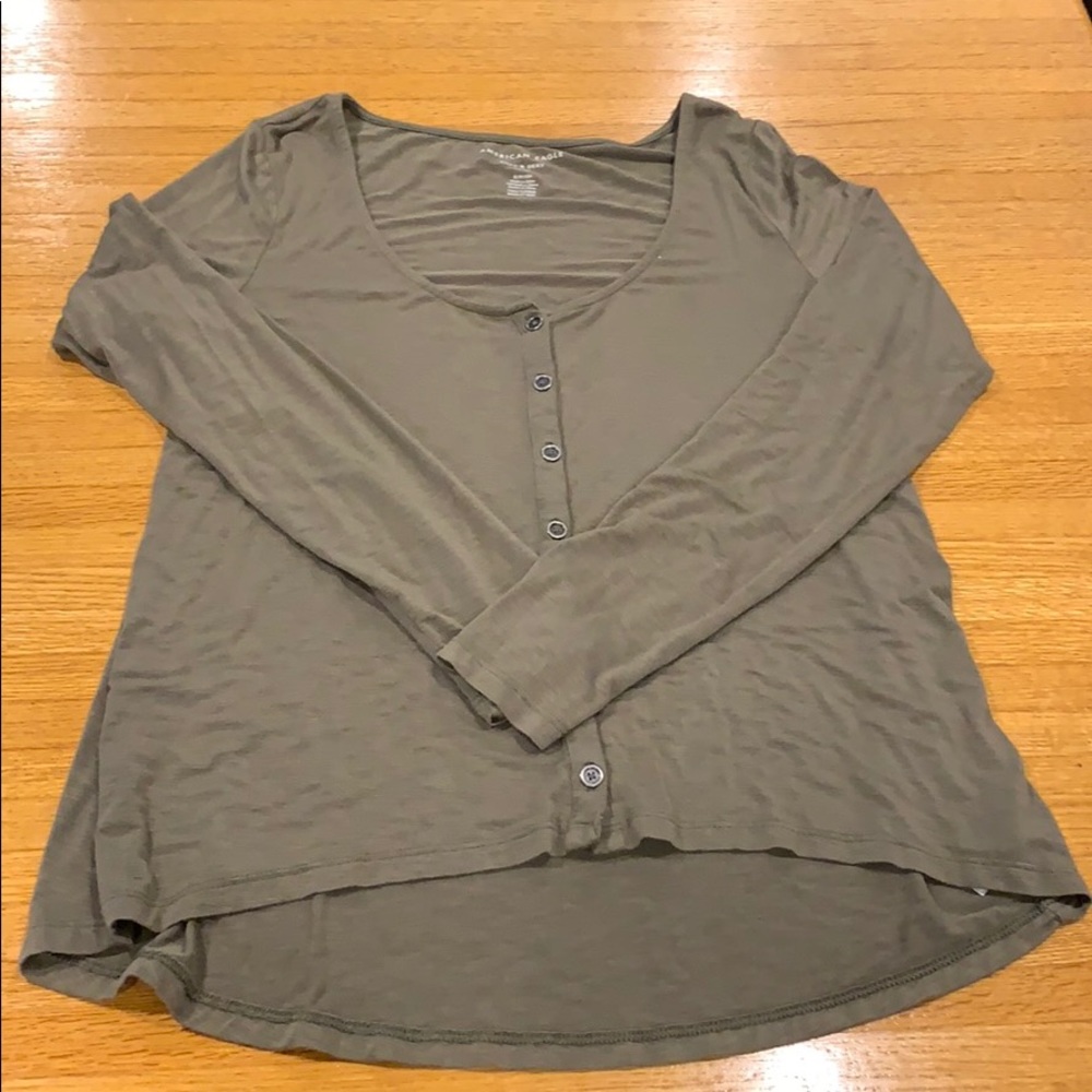 American Eagle Soft and Sexy Slub Shirt💛🎉